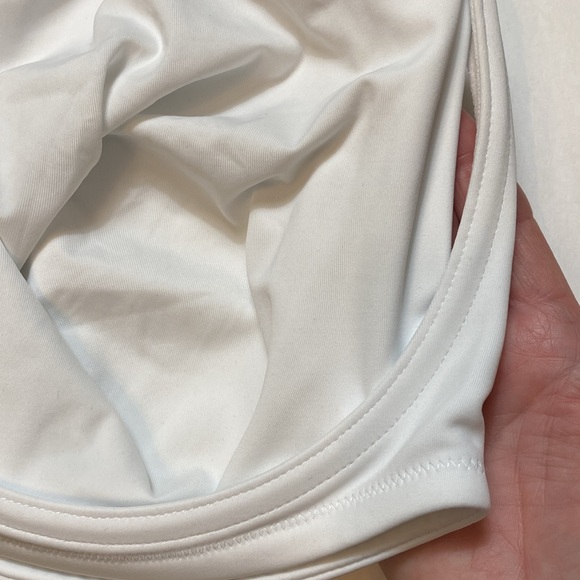 44F SYROKAN Sports Max Control Exterior Underwire Bra High Impact White Unpadded - Picture 3 of 13